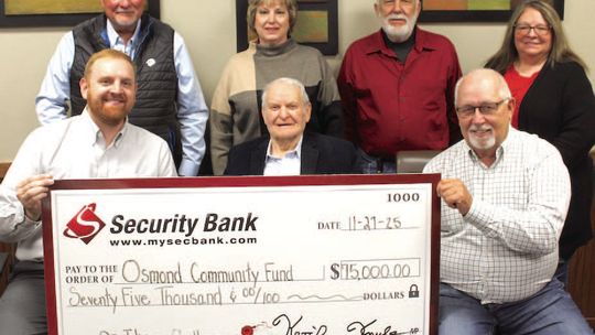 Community challenged again — add to Osmond Community Fund