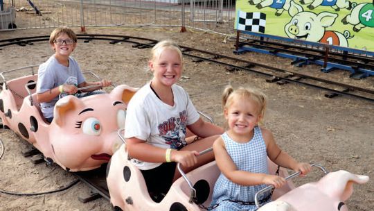 Having a good time at the Pierce County Fair!