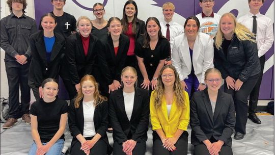 Osmond High School speech team begins season at Hartington meet