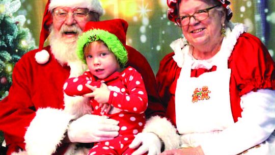 Santa visits at Tigers & Friends Childcare