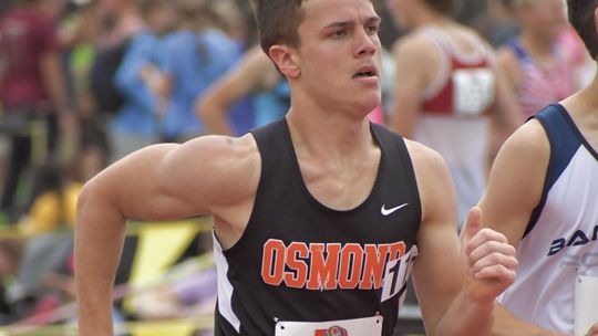 Vinson competes at state track meet