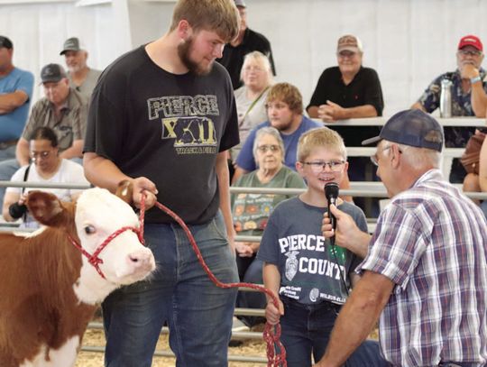 Having a good time at the Pierce County Fair!