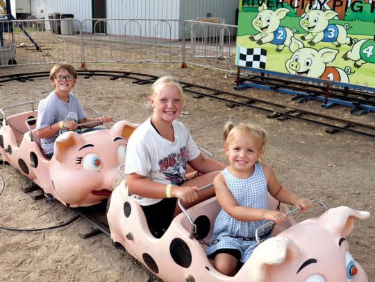 Having a good time at the Pierce County Fair!