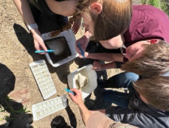 Local students evaluate Bow Creek Watershed by Crofton