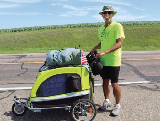 Louisiana man walking cross country for God, Family, Country