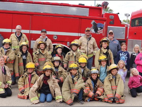 Osmond firefighters in back row