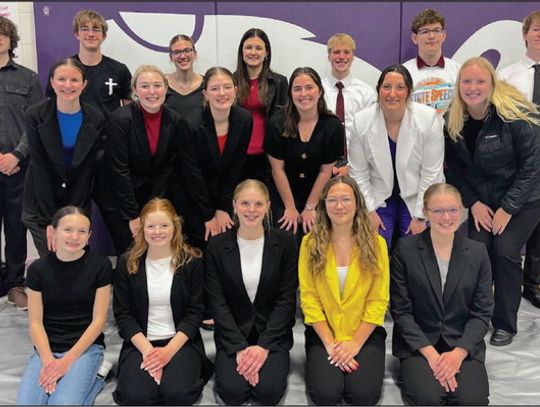 Osmond High School speech team begins season at Hartington meet