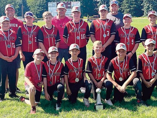 Pirate Peewee team ends season as Quad County Tournament Runners Up