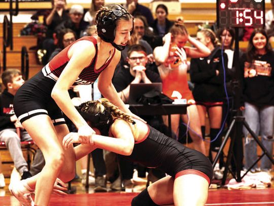 Plainview-Osmond Lady Pirate wrestlers compete at Ord, Plainview