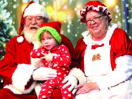 Santa visits at Tigers & Friends Childcare