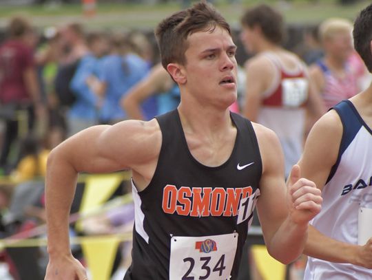 Vinson competes at state track meet