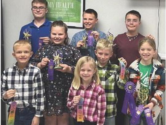 Wausa kids participate in 2024 Knox County 4-H Communication Event