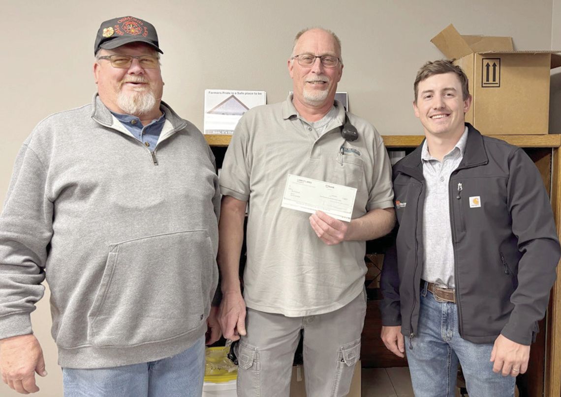 Farmers Pride provides matching grant to Osmond Fire Department