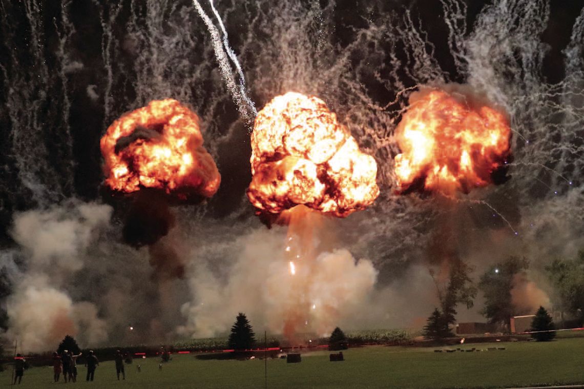 Fireworks are finale to full day of fun