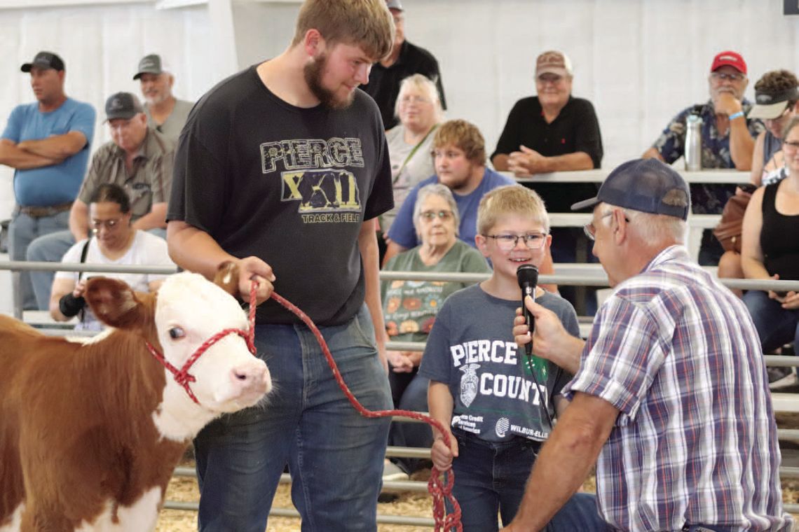 Having a good time at the Pierce County Fair!