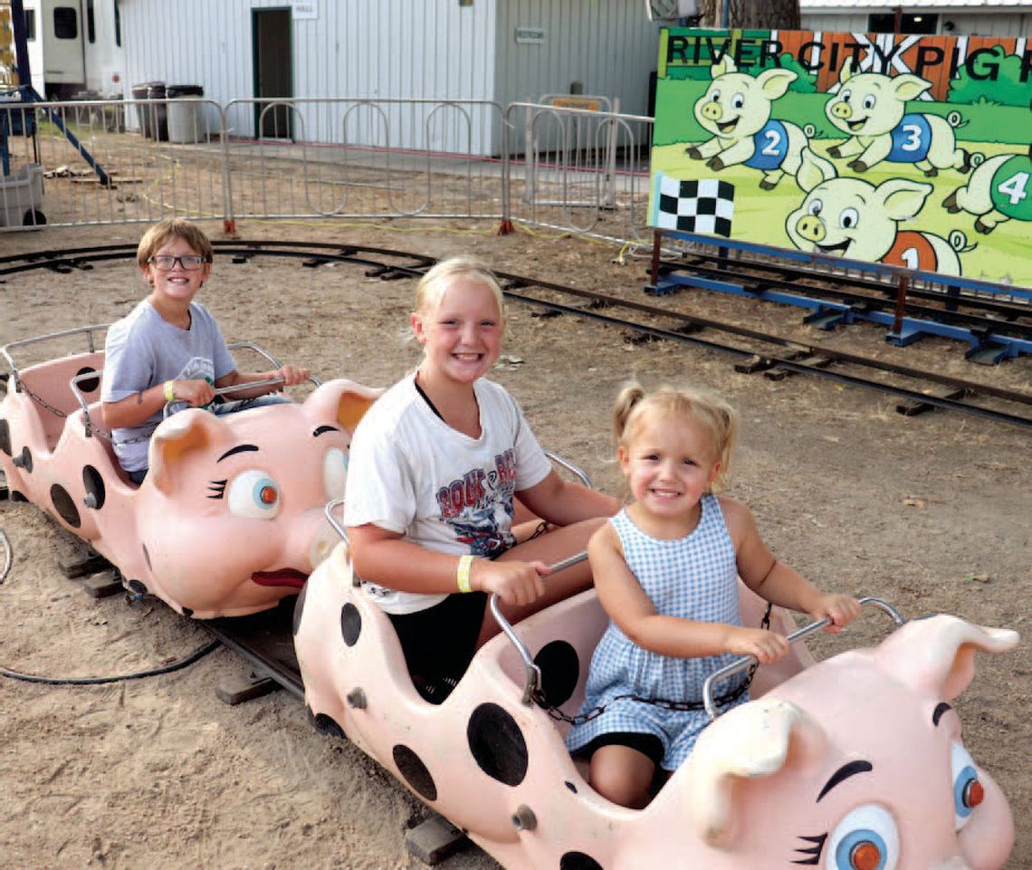 Having a good time at the Pierce County Fair!