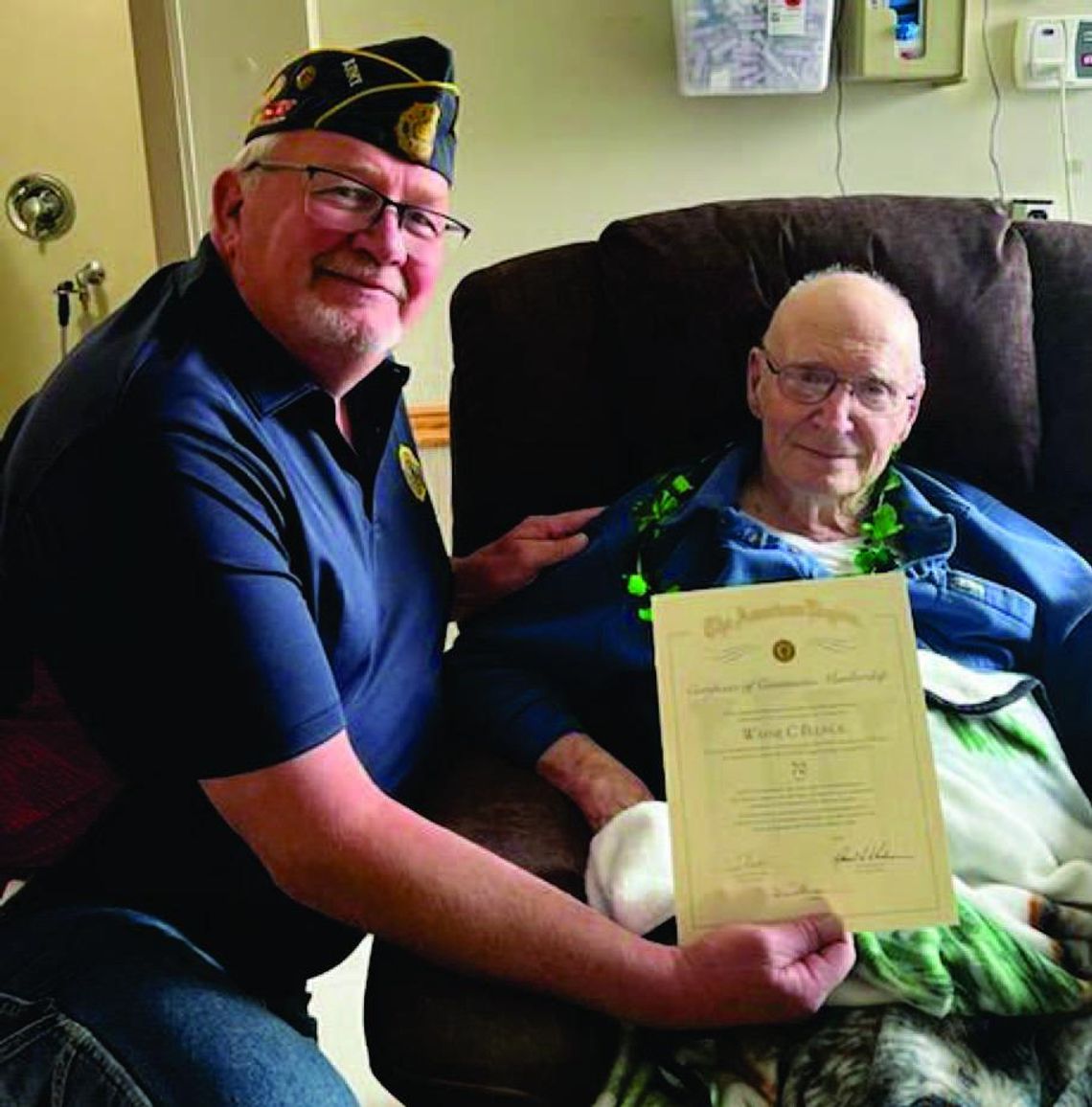 HONORED FOR SERVICE