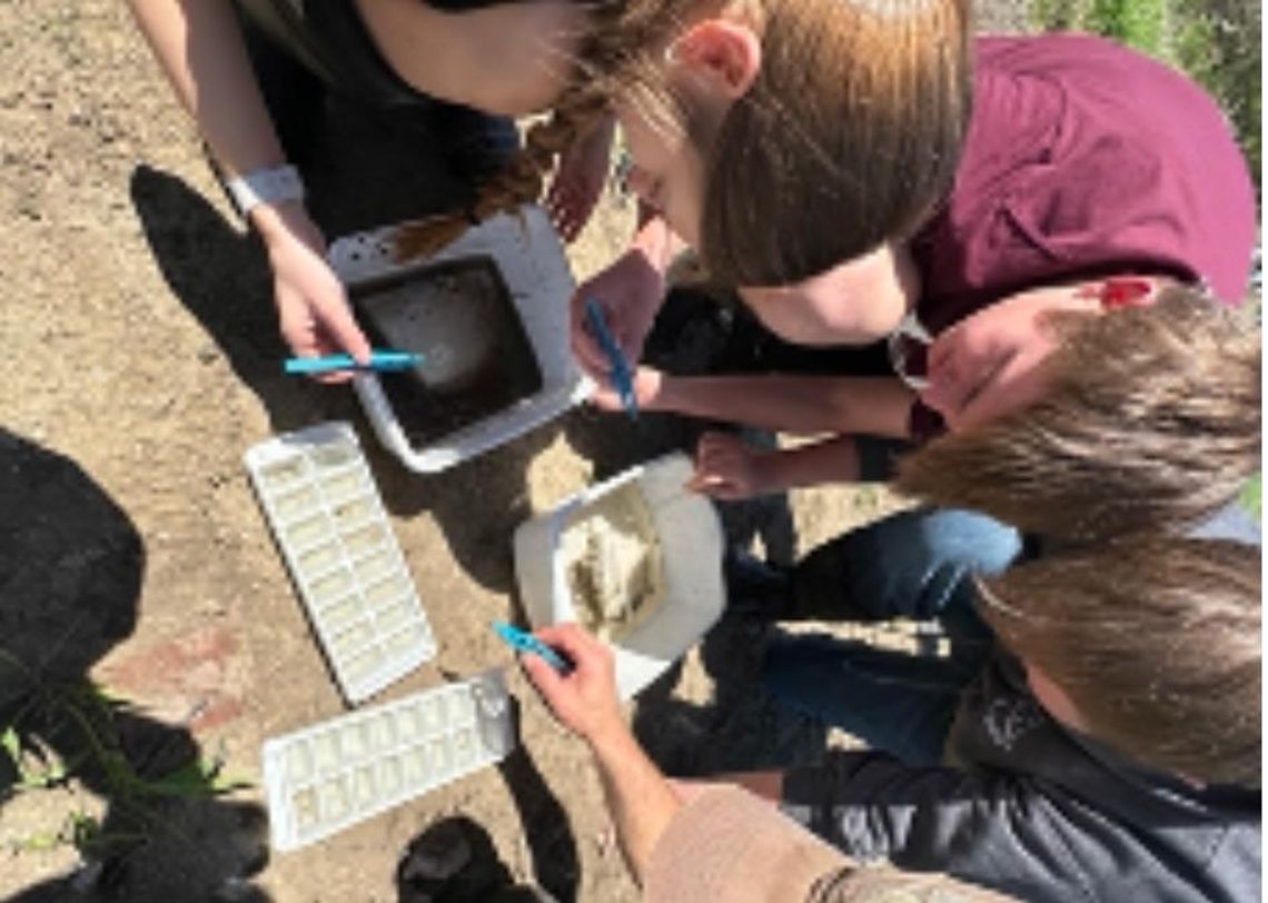 Local students evaluate Bow Creek Watershed by Crofton