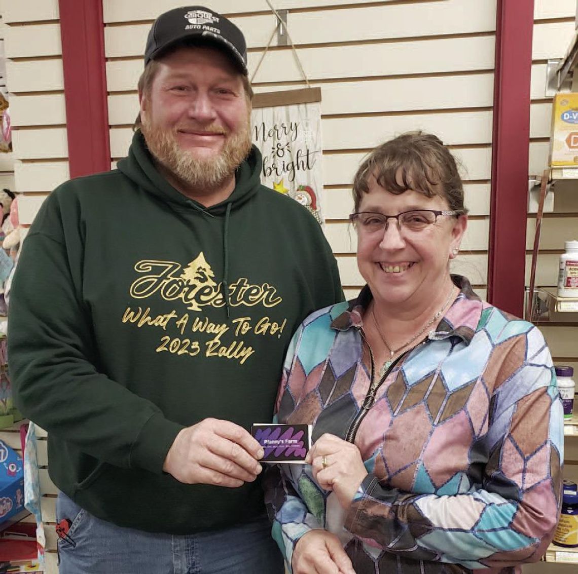 Missy Hoppe receives Pfanny’s Farm 2024 Hero at Heart Award