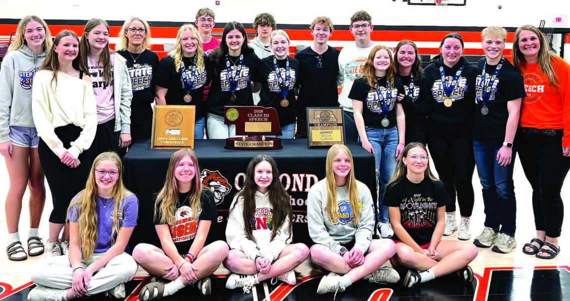 OHS speech team brings home first Osmond Class D state championship