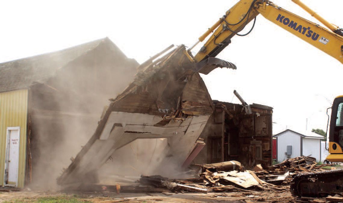 One of Osmond's first buildings is history One of Osmond's first buildings is history