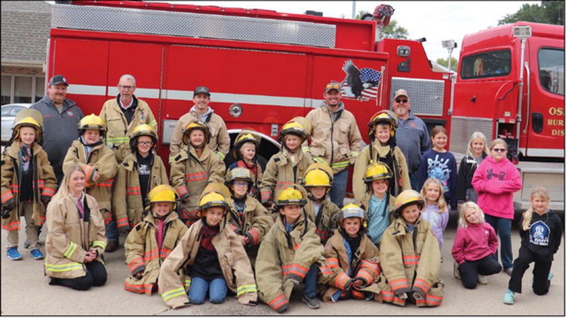 Osmond firefighters in back row