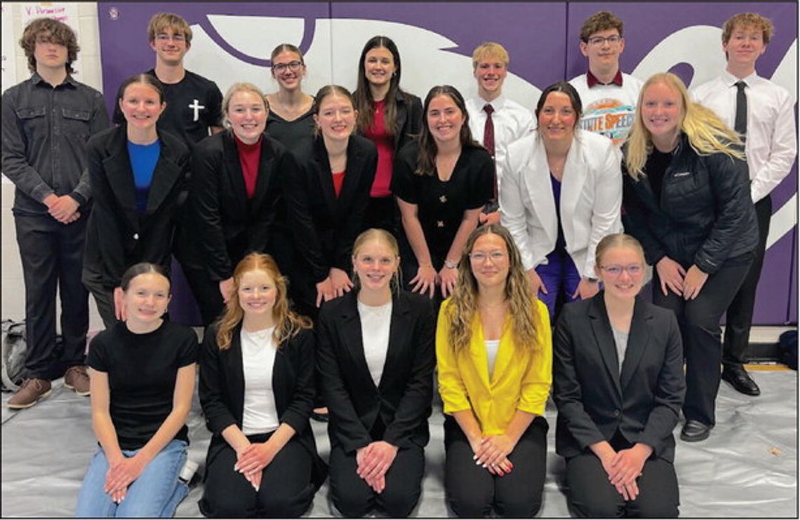 Osmond High School speech team begins season at Hartington meet