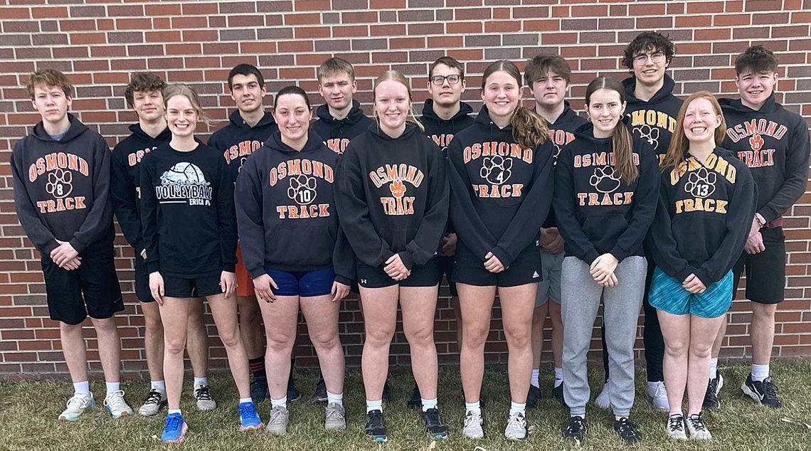 Osmond Tiger track and field team to begin season