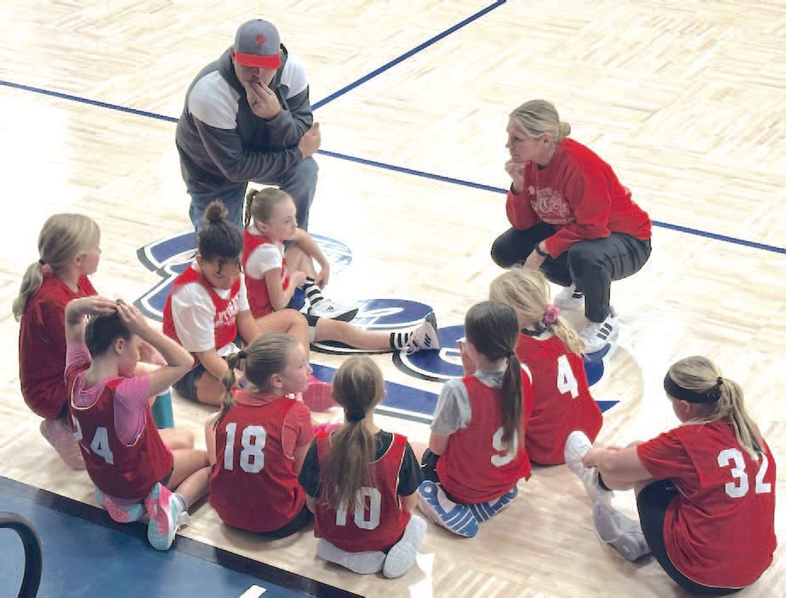 Plainview/Osmond fifth-sixth grade girls compete in Stanton League; third-fourth graders begin season