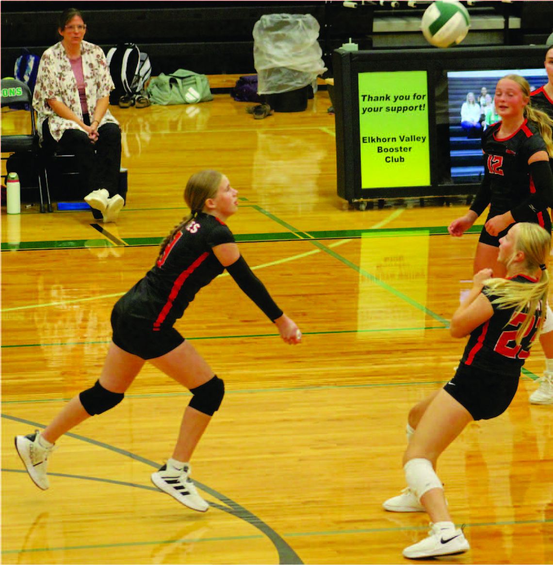 Plainview/Osmond junior high volleyball team starts season