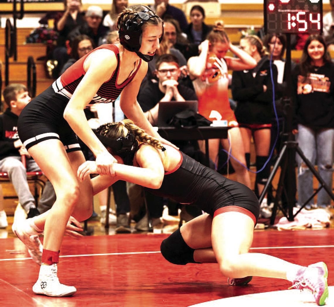 Plainview-Osmond Lady Pirate wrestlers compete at Ord, Plainview