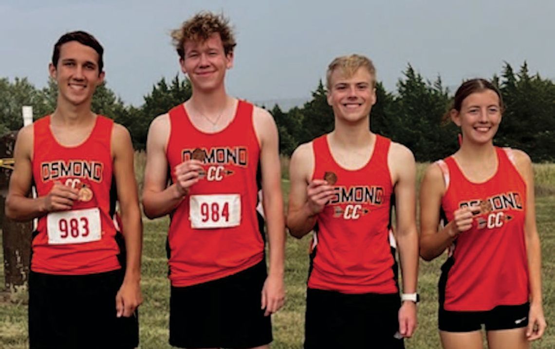 Tiger cross country team competes at Hartington, Niobrara