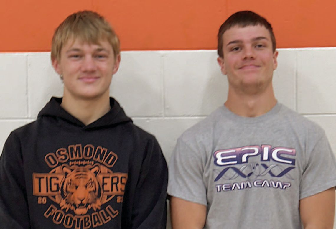 Two Osmond boys named to All-District teams Two Osmond boys named to All-District teams