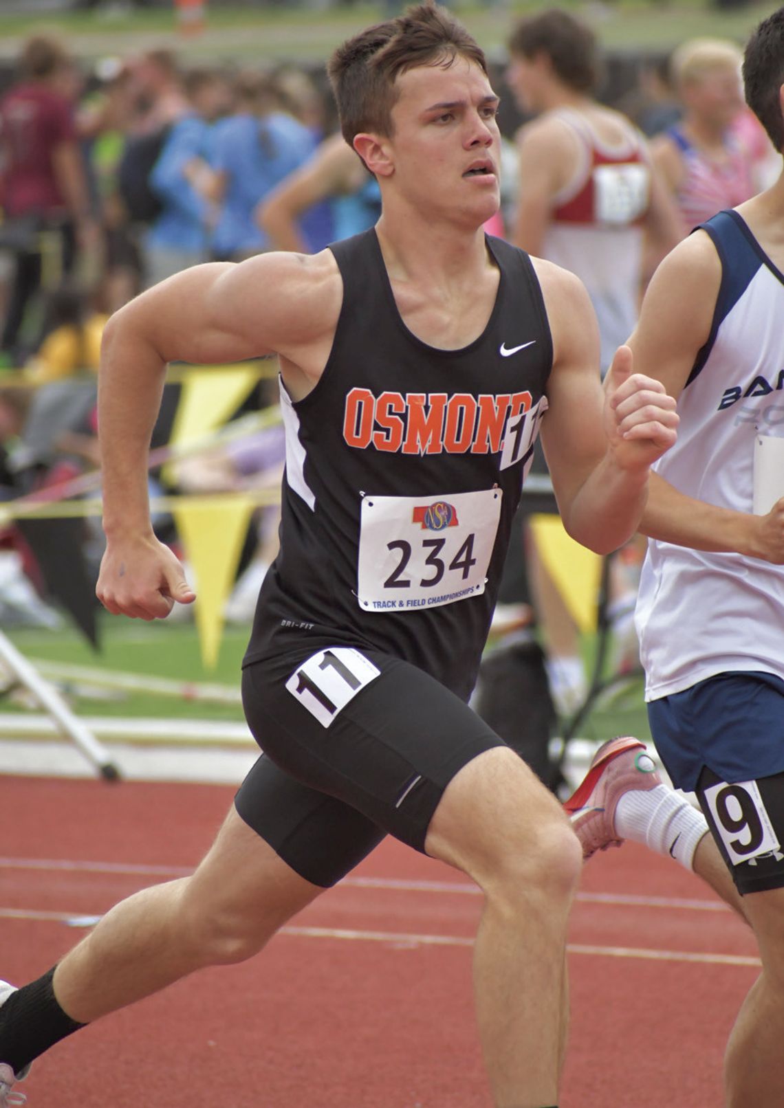 Vinson competes at state track meet