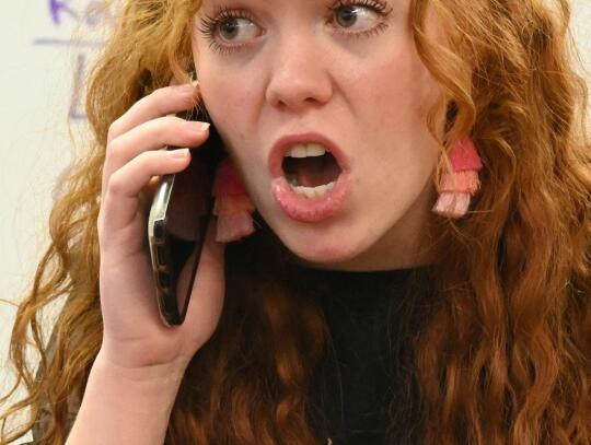 Wausa High School senior Holly Johnson placed first in both Entertainment Speaking and Serious Prose at the District D1-3 contest on March 12. Sheila Hoesing | for the Wausa Gazette