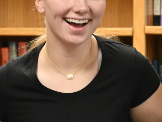 Wausa High School senior Claire Kumm placed second in Oral Interpretation of Drama with four teammates and Persuasive Speaking individually at the District D1-3 contest on March 12. Sheila Hoesing | for the Wausa Gazette